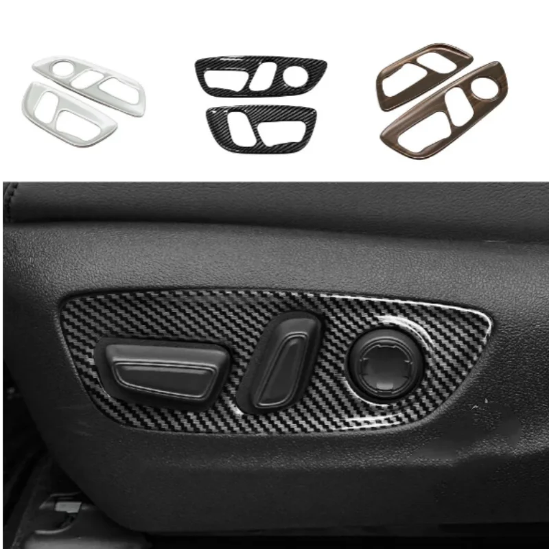 

Car Seat Adjustment Switch Control Button Cover Trim Decor Interior Accessories For Toyota Corolla Cross XG10 2022 2023 2024+