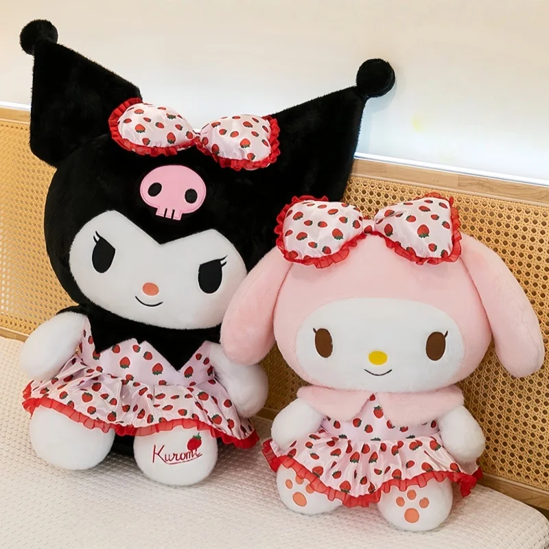

Плюшевые игрушки Sanrio больших размеров (40-75 см), Куроми, Май Мелоди, милые аниме-персонажи, мягкие куклы, детские плюшевые игрушки, украшения, подарки.