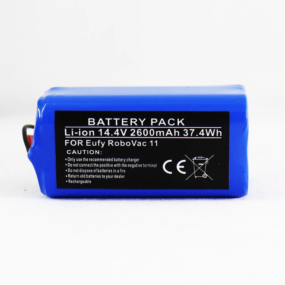 

14.4V Li-Ion 18650 Battery for Conga Excellence 990 1090 Ecovacs Deebot N79S N79 DN622 Eufy Robovac 11 11S 35C X500