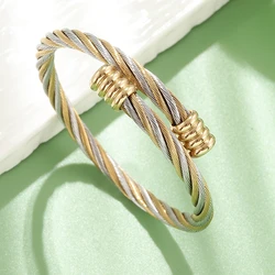 High Quality Charm Chain Link Bangles Men Women Stainless Steel Cuff Sporty Bracelets Jewelry Gift