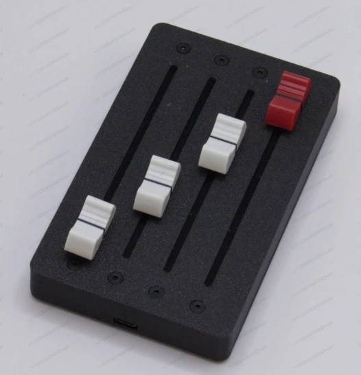 Pengontrol midicc 4 jalur minimal Pengontrol midi host DAWA, emoji string gambar fader