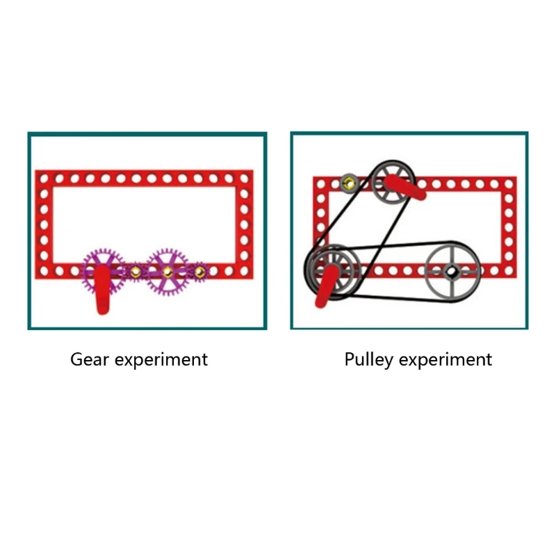 jouets à assembler pour expériences scientifiques, poulie à engrenages, jouet éducatif pour enfants, outil en N0HC