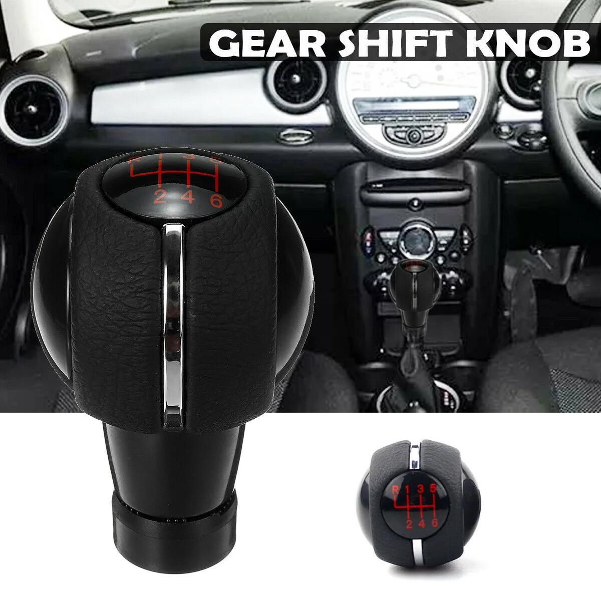 6 Speed Manual Shift Knob Stick Knob for S F54 F55 F56 F57