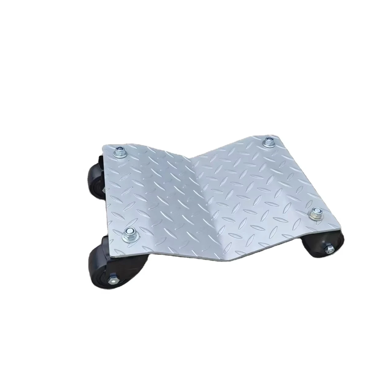 

Тележка-скейт для перемещения автомобилей: свободно вращающиеся колеса (360°) ° Без слепых зон) + Удобство переноски и противоскользящие свойства