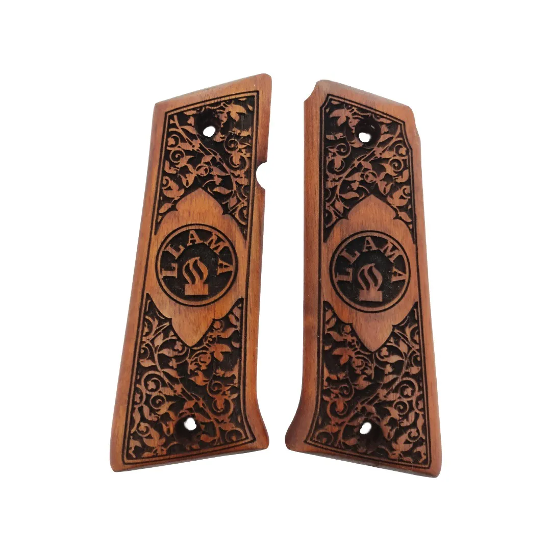 

LLama 1911 45 Acp / 9mm. Compatible Custom Model Walnut Laser Cut Wood 2021-34