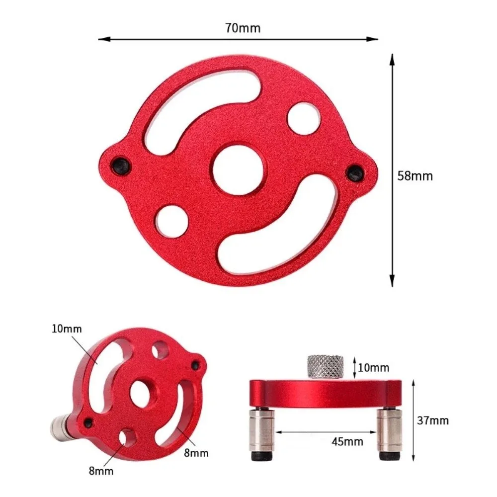 

3-10mm Self Center Dowel Jig Straight Holes Stainless Steel Wood Panel Hole Puncher Easy To Open Holes Durable