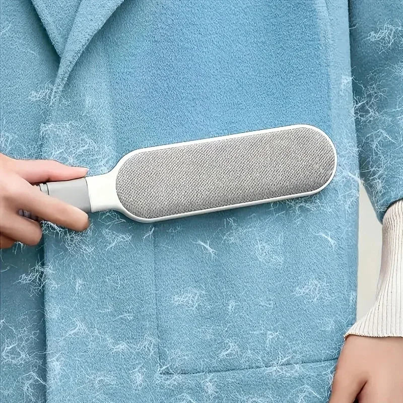 

1Pc Multi-Functional Reusable Dust Brush, Double-Sided Pet Hair Remover, Bedding, Carpet Cleaning , Ideal for Living Room Use