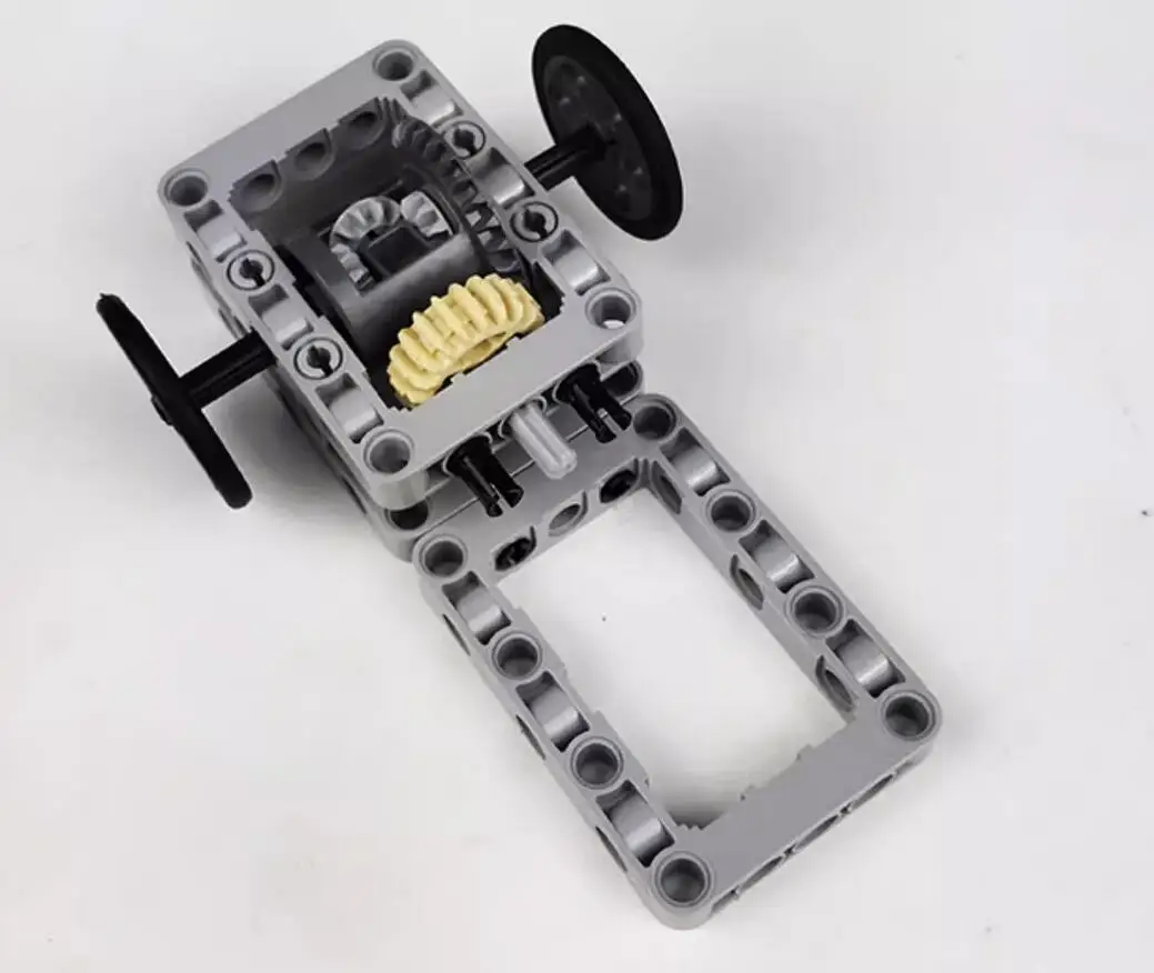 Differential Simulation Model Teaching Demonstration Technical Parts for Legoeds MOC Basic Car Gearbox Building Blocks Toys