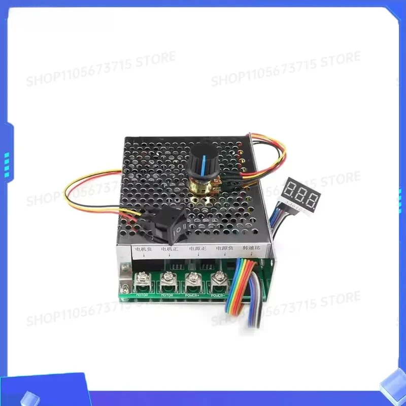 for 60A Digital Display PWM Speed Controller Module 10-55V 0-100% Adjustable Forward Reversal DC Motor MAX 100A 12V 24V 36V