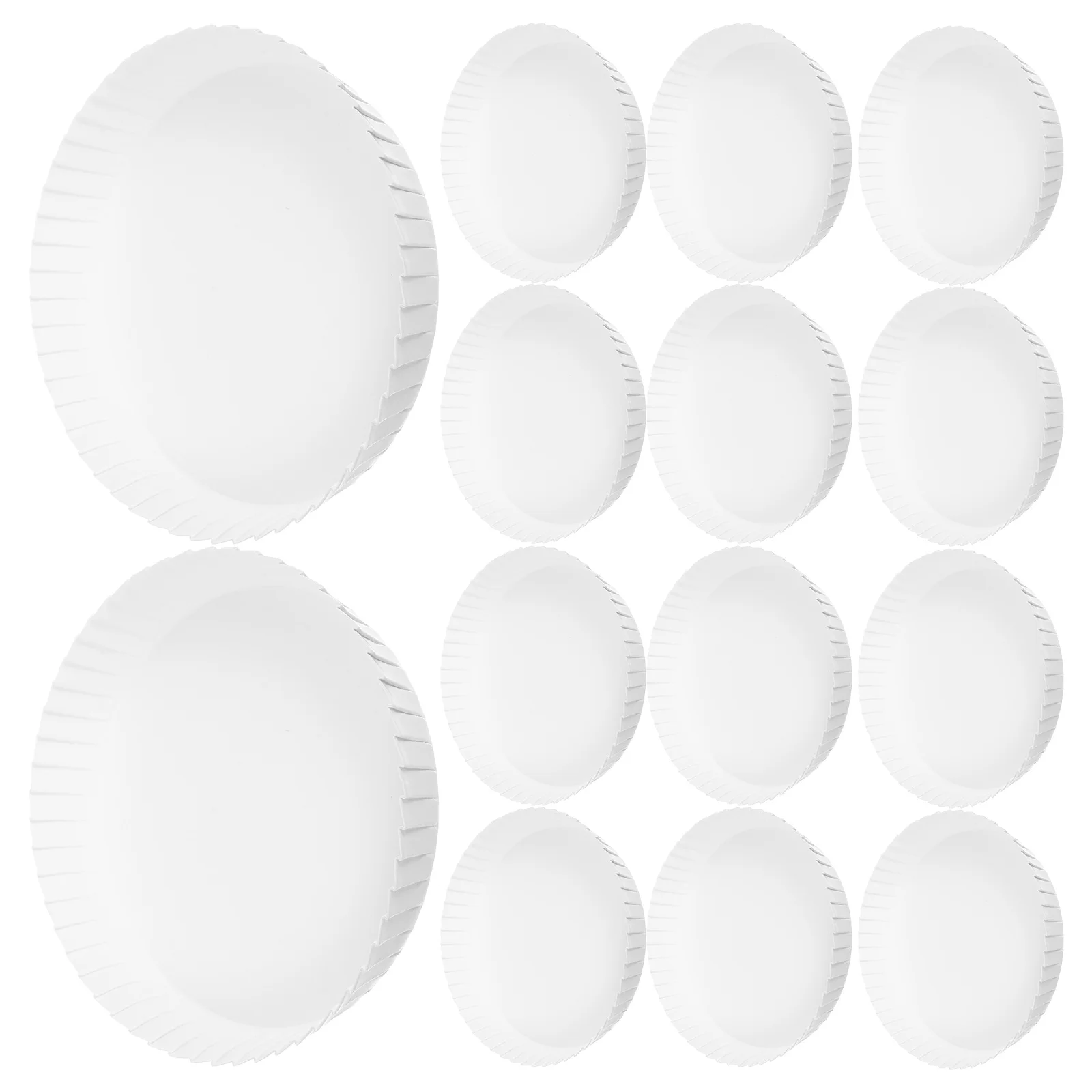 

100 Pcs Disposable Paper Cup Lid Cover Hot Covers Cups for Drinks One Time Disposiable Lids