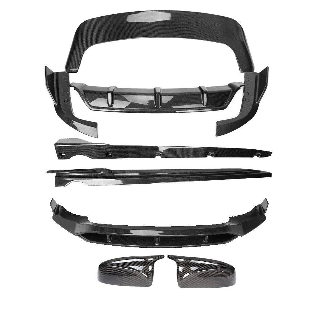 

Комплект боди из углеродного волокна Dream Car для X5 G05 2019+, передняя крышка для гвоздей, задняя крышка для гвоздей, задний спойлер, крышка зеркала