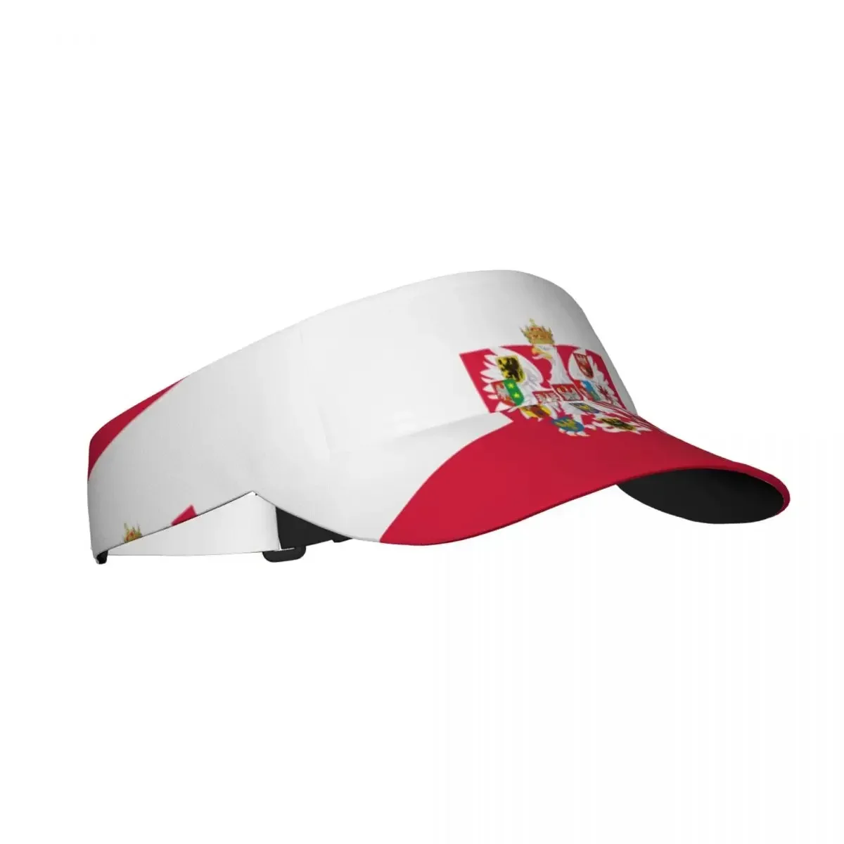 

Шляпа от солнца для мужчин и женщин, Регулируемый козырек, пустая, флаг Польши, для спорта, тенниса, бега, летняя