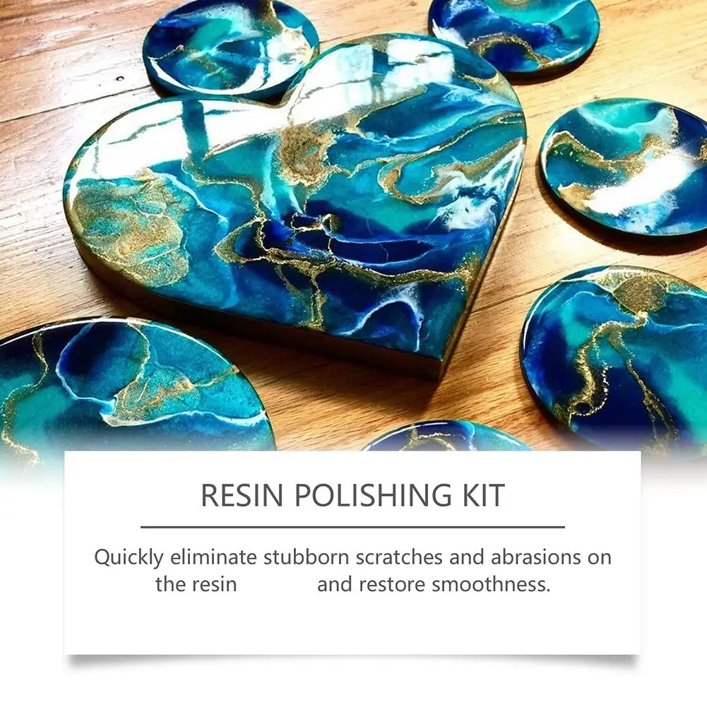 

Многофункциональный набор для полировки смолы, удаляет царапины из эпоксидной смолы для счетчиков, набор для полировки эпоксидной смолы