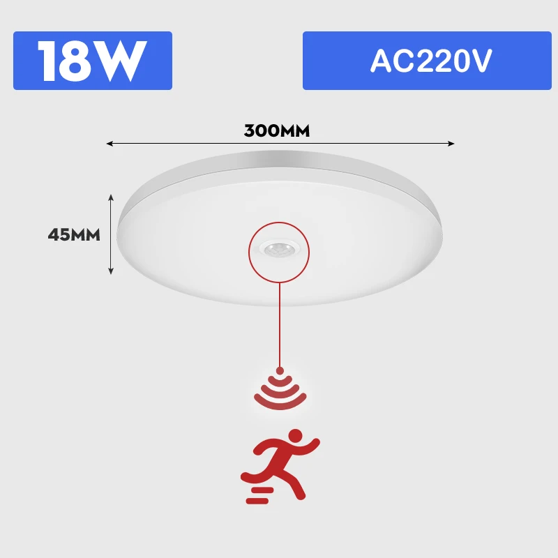 LED Deckenlampe mit Bewegungsmelder 3