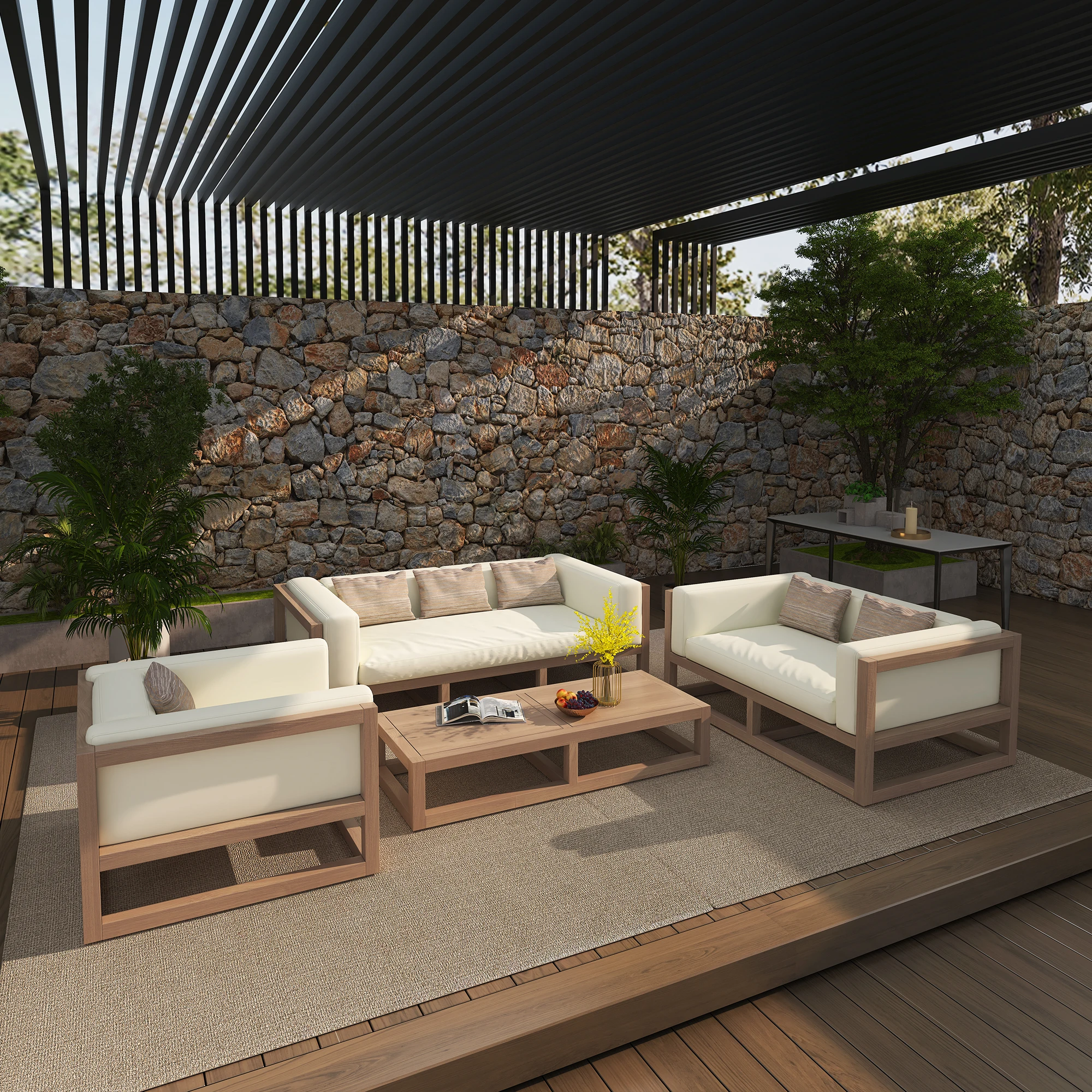 Divano per hotel per tutte le - Outdoor Furniture Lounge Set recensione e prezzo