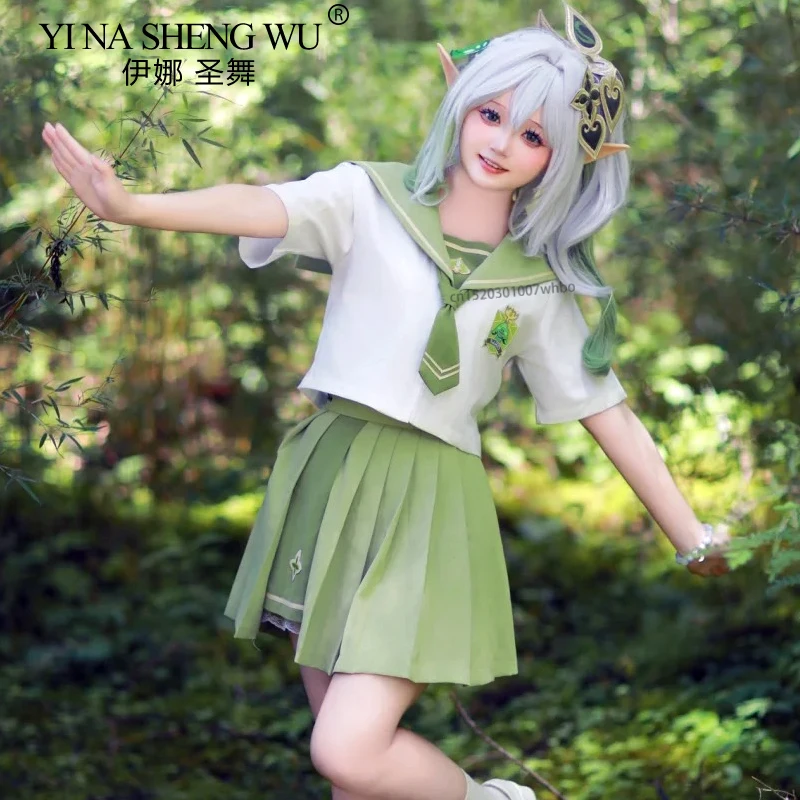 アニメゲームコスプレセーラー服草神コスプレ服 JK 制服日本の春夏女子学生制服