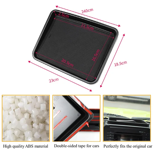 Imagen 2 del producto Caja de almacenamiento para salpicadero de coche, bandeja organizadora de consolas centrales para Suzuki Jimny JB64 JB74 JC74 GL XL 2019-2025, accesorios interiores