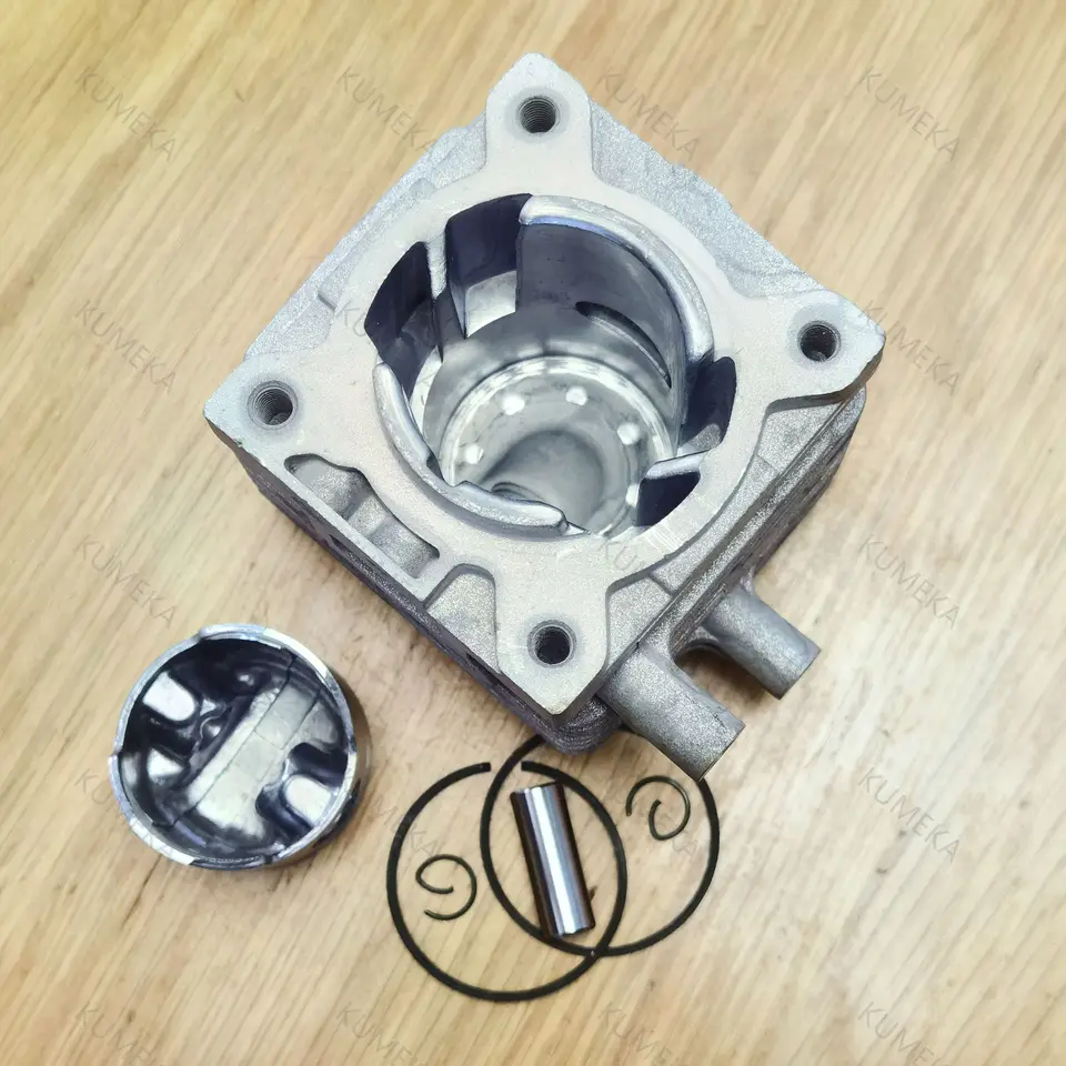 Cancanle Assemblage de Piston de 34mm pour Stihl FC75 FC85 FH75 FR85 FS75 FS80 FS85 HL75 HL75K HT70 HT75 KA85, KR85 KW85 SP81 SP85