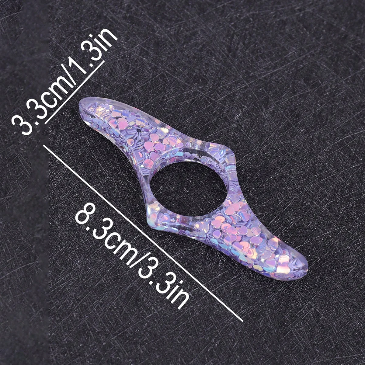 1PC Resin Color Thumb Bookmark, Personalized Finger Bookmark and Portable Reading Aid Support Bookmark for Gifts