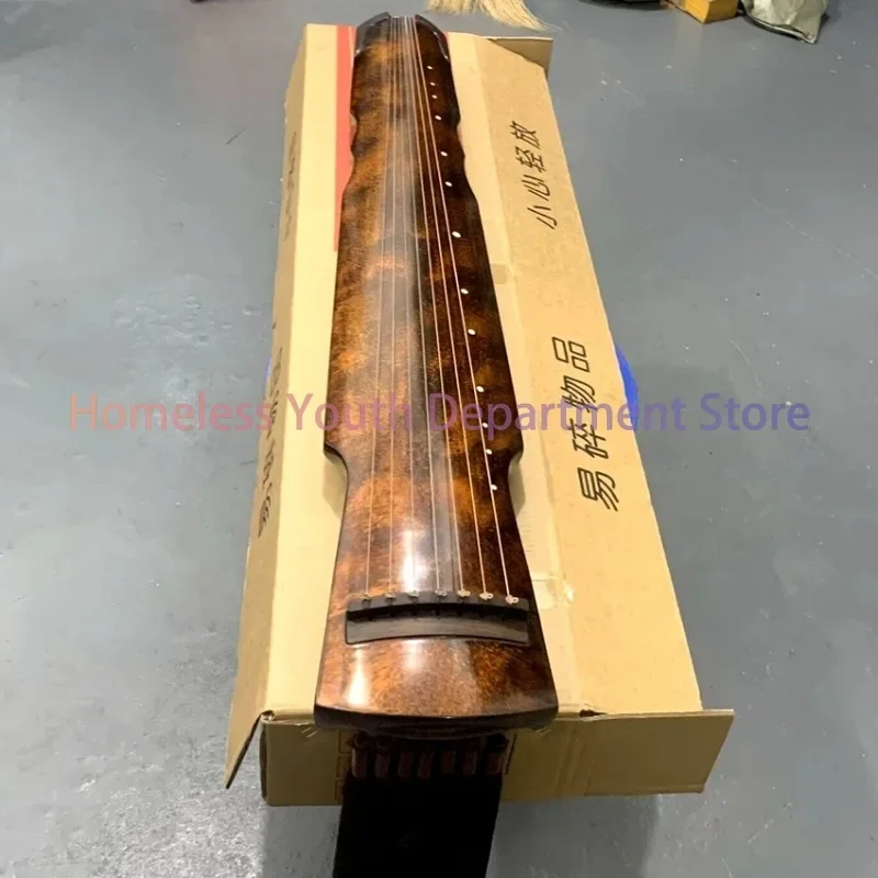 Professional 7 Strings Guqin Handmade Chinese Traditional Musical Instrument Zither for Adults Beginner 123cm