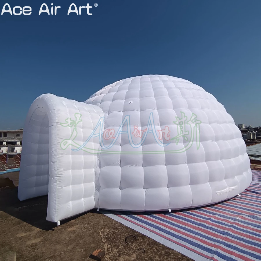 

Outdoor Inflatable Dome Tent Double Layer Igloo Marquee House with A Door for Advertising or Night Club