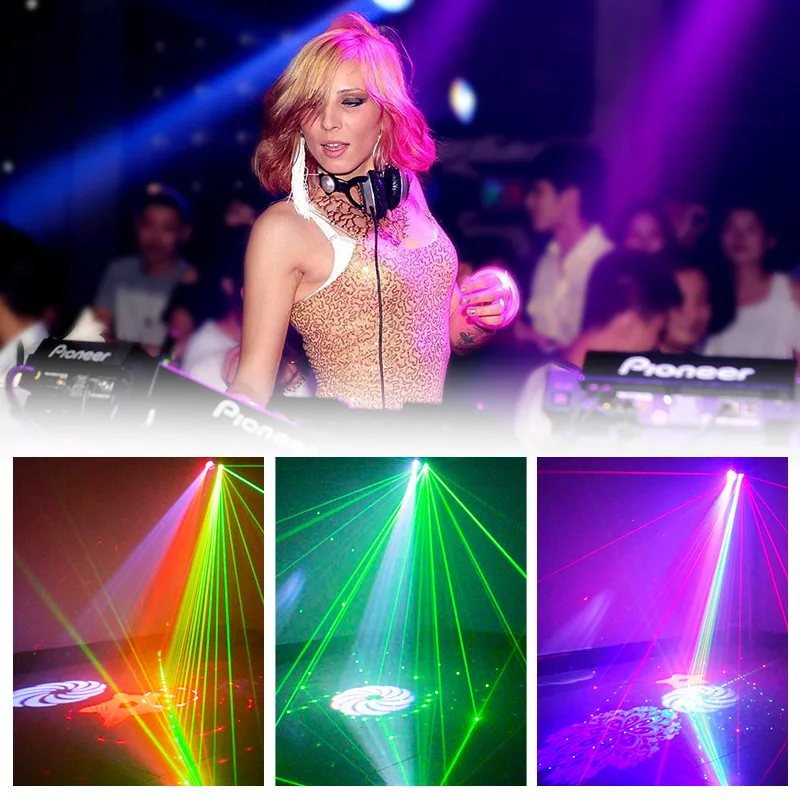 

Colorful Flying Laser Light Show Laser Light Stage Christmas Halloween DJ Colorful Ambient Lights