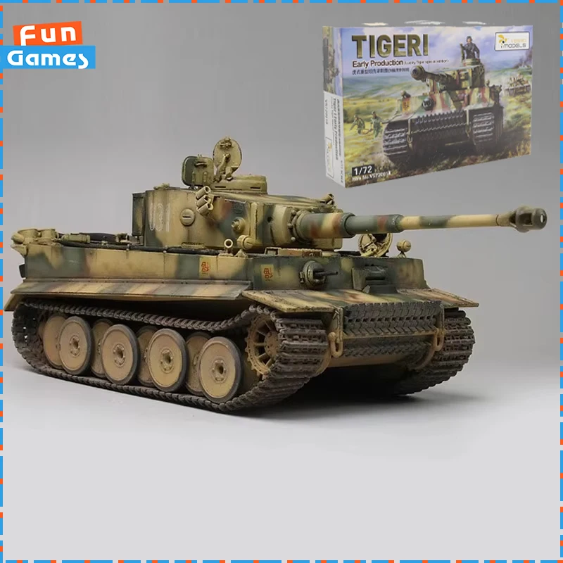 Hornet German Tiger Heavy Tank Assemble Figure 1/72 Vs720018 Early Type Model Assembly Collectible Children Toy Birthday Gift