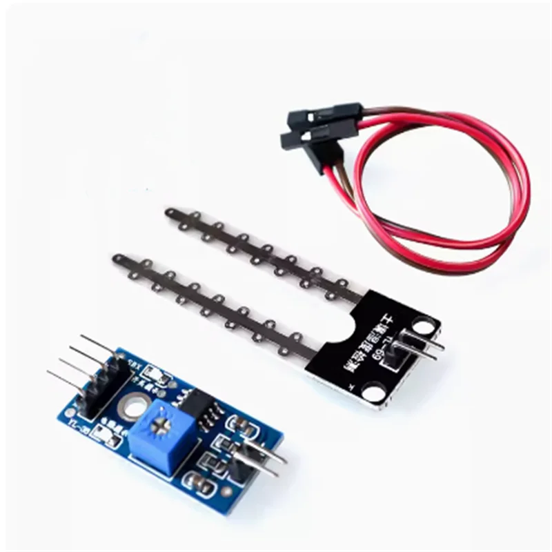 

1pcs Soil moisture meter detection module robot intelligent car soil moisture sensor sensitivity adjustable