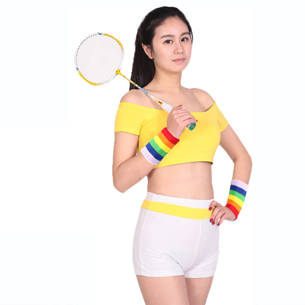 

Sports Headband Wristband Set Sweatbands Soft Elastic Anti-Sweat Fitness Equipment For Golf Tennis Basketball Yoga