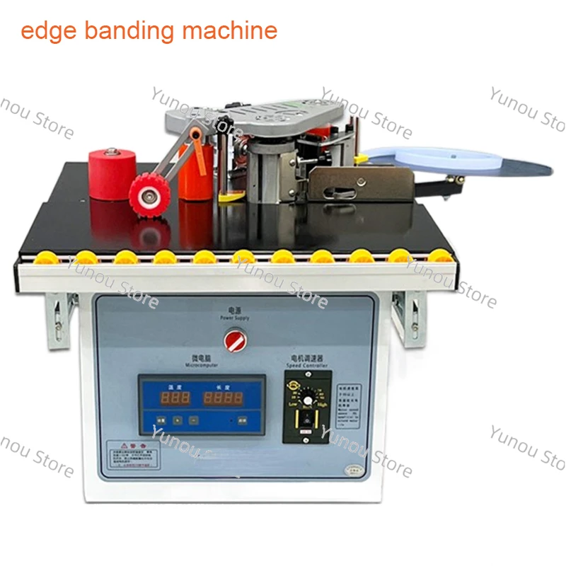 Portable Household Woodworking Edge Banding Machine Double-Sided Adhesive Coating Automatic Belt Breaking Edge Banding Ma Small