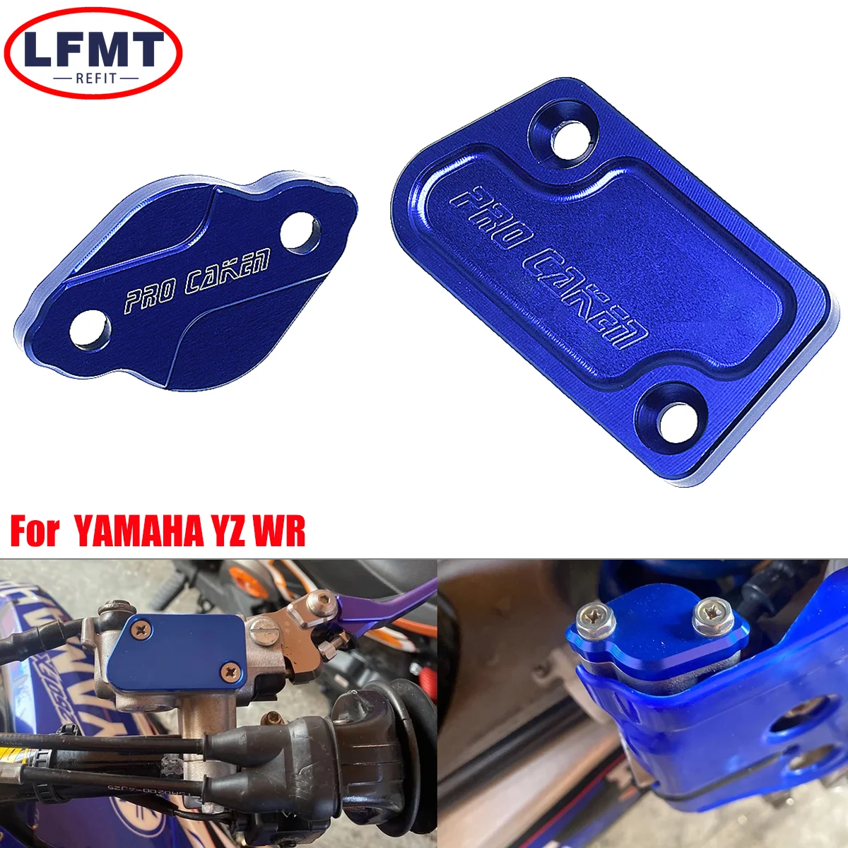 

New Front Rear Brake Fluid Reservoir Cover For YAMAHA YZ WR 125 250 450 Brake Master Cylinder Cap YZ65 YZ85 YZ125 YZ250 YZ450 WR