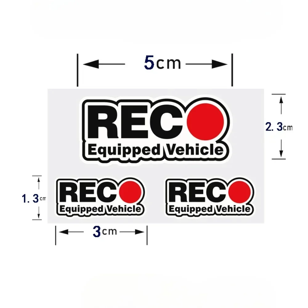 REC 도난 방지 도로 자전거 프레임 스티커, 탑 튜브, 방수 패션 장식 액세서리, 자전거 내구성 비닐 데칼