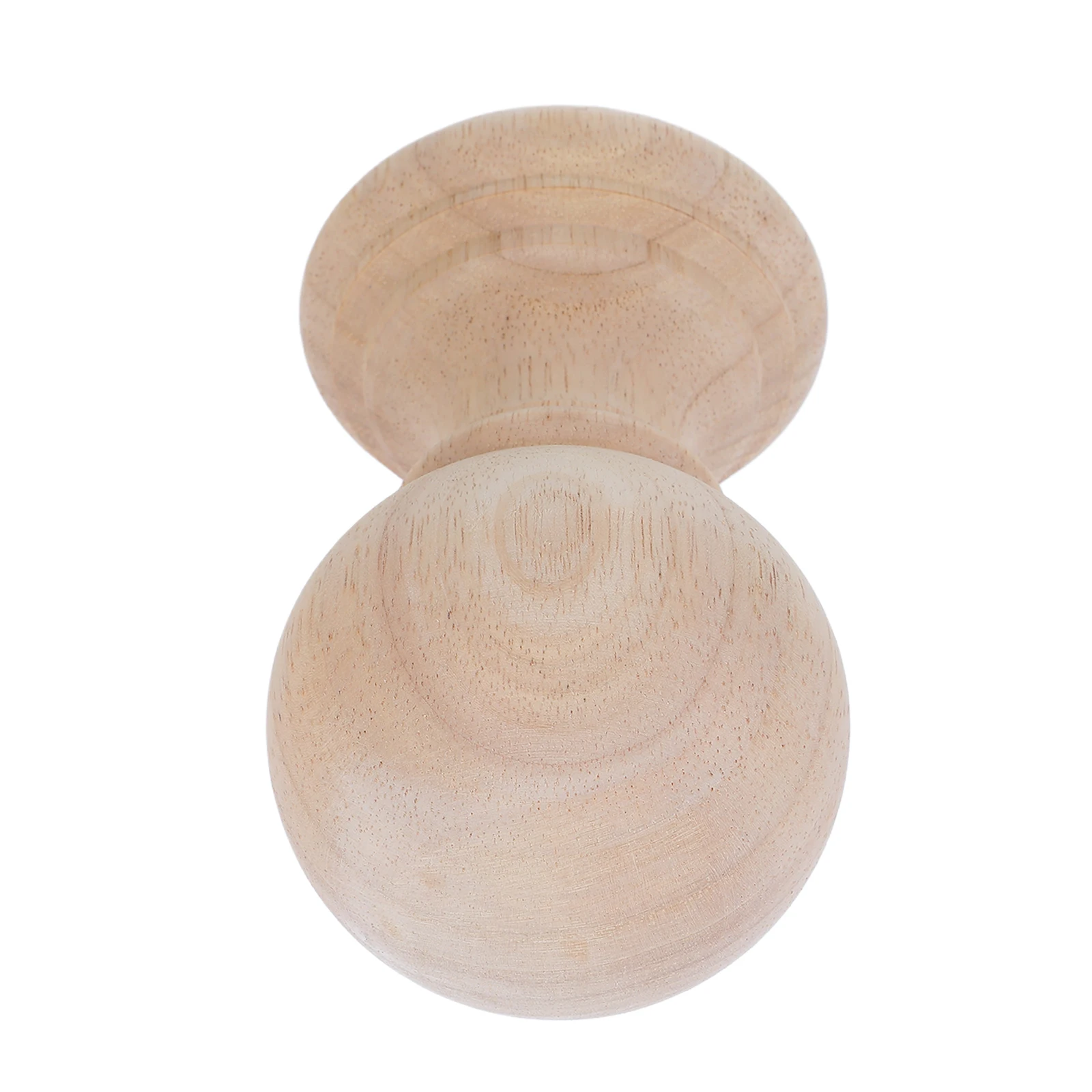 

Wooden Carved Finial Topper Unfinished Solid Wood Post Cap for Bed Staircase Curtain Rod DIY Craft Projects European Style