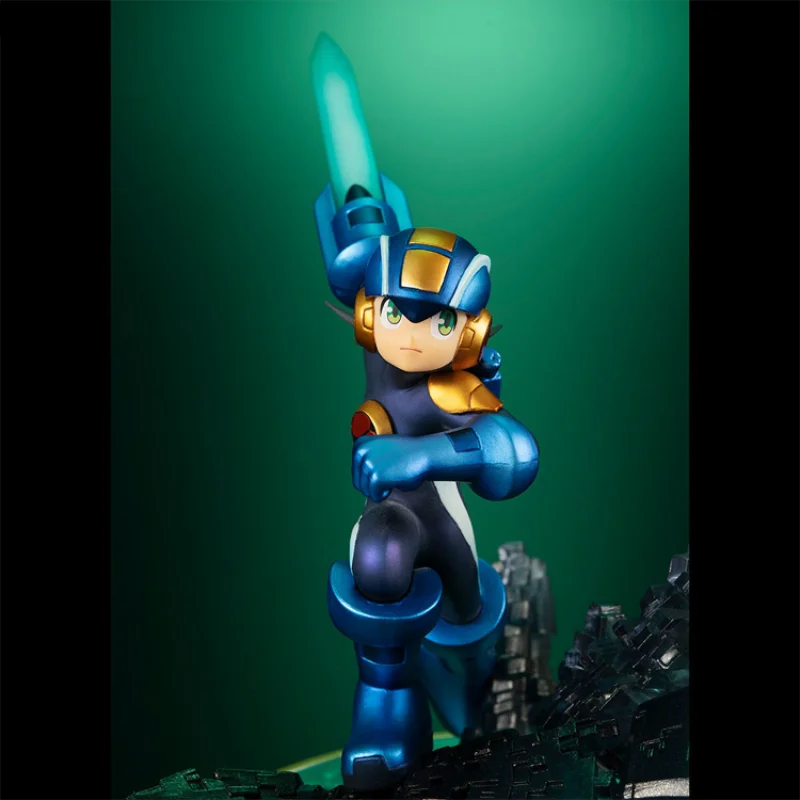 Original Megahouse Game Characters Collection DX Mega Man Battle Network Mega Man vs Bass Ver.1.5 Figure Anime Action Model Toys