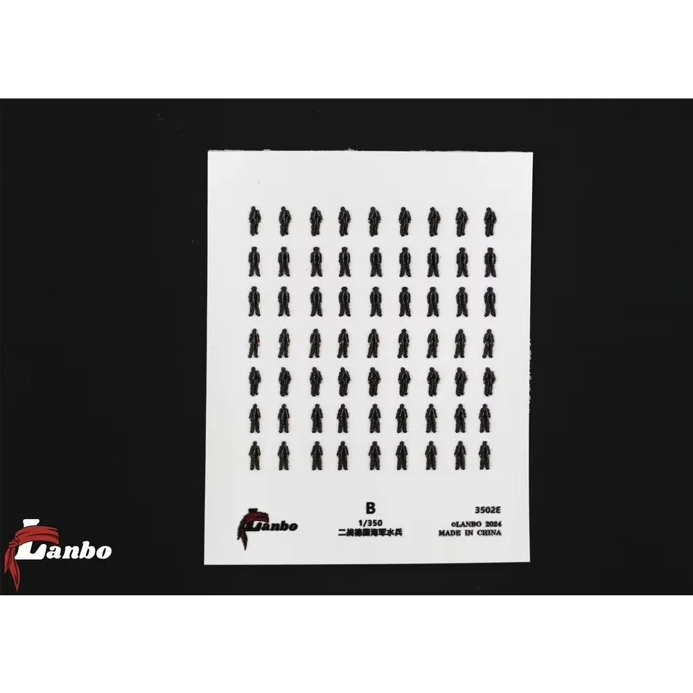 Lanbo Models 3502E 1/350 2차 세계대전 독일 해군 선원 3D 모델 구축 키트용으로 인쇄됨