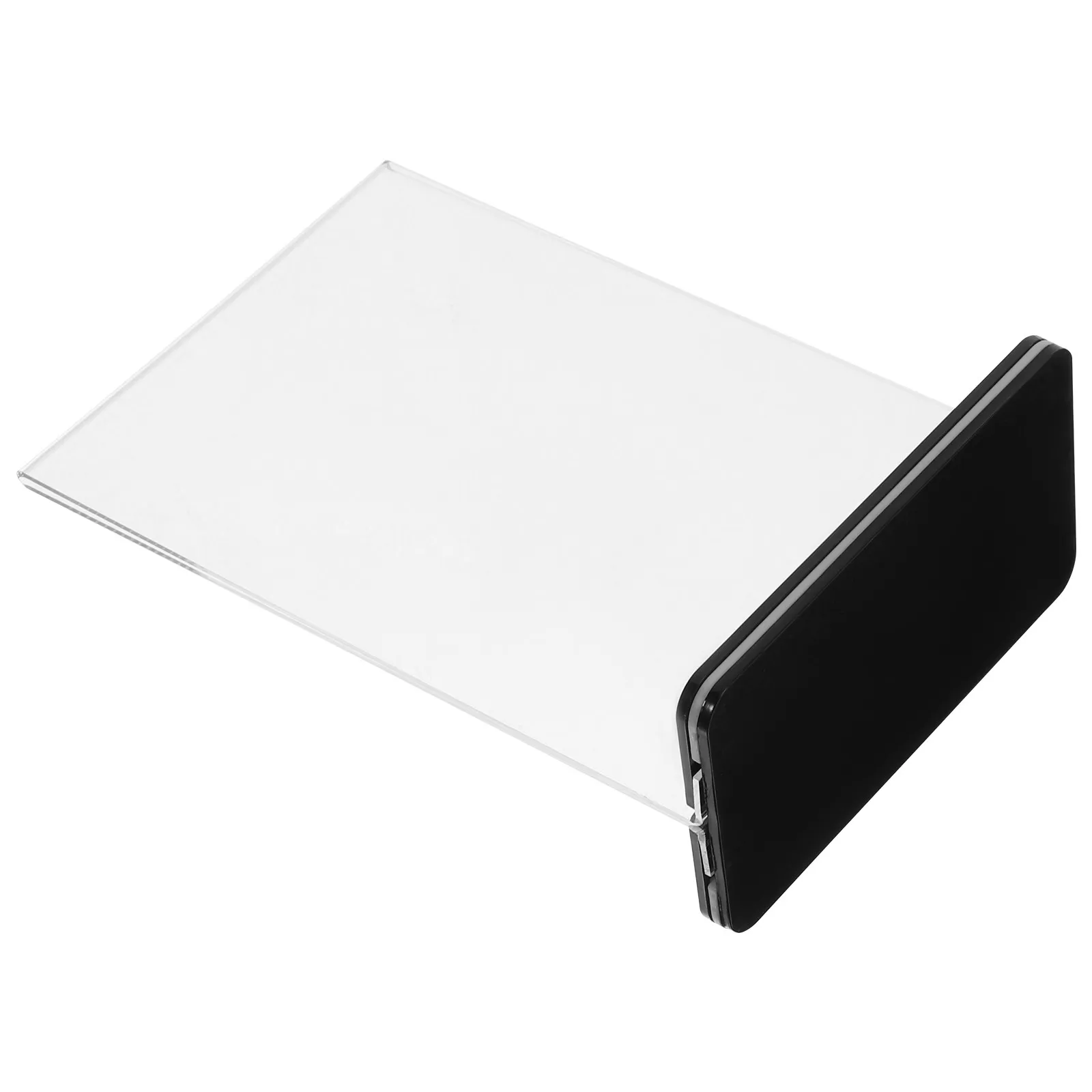 3Pcs Transparent Acrylic T-Shaped Display Stand for Menu Signs Price Tags Picture Holders Restaurant Retail Office Tabletop