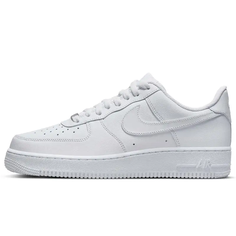 【ปรับแต่ง】Nike Air Force 1 รองเท้าสเก็ตบอร์ดผู้ชายรองเท้าผ้าใบรองเท้าCW2288-111