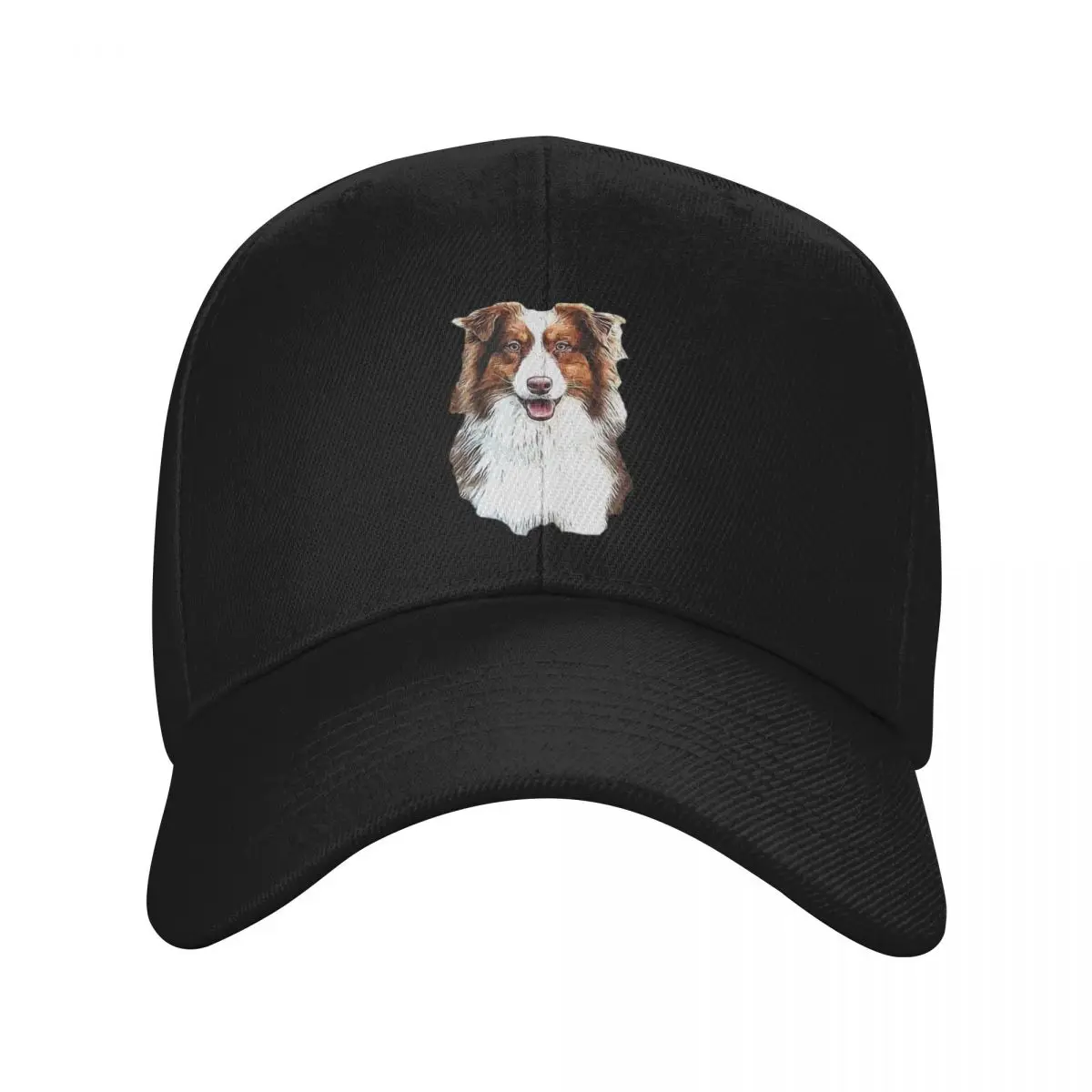 Australian Shepherd Red Tricolor Lovers Baseball Cap Hat Man Luxury Brand Man cap New Hat Fashion Beach Men's Caps Women's