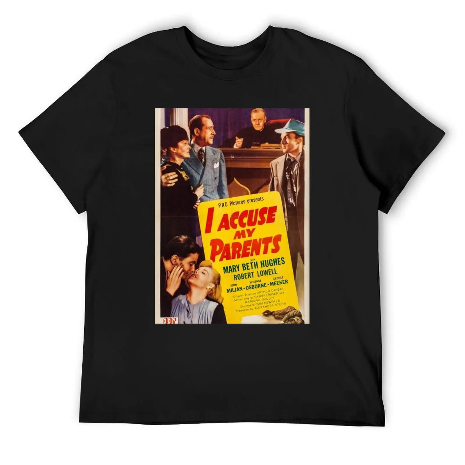 

I Accuse My Parents Poster (MST3K) T-Shirt shirts graphic anime football t shirt funny shirt cotton men clothings