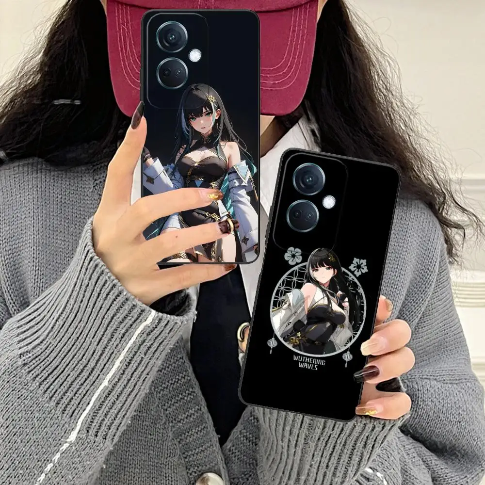 

Чехол для телефона Wuthering Waves Baizhi для OPPO Reno 14 13 12 11 10 9 8 7 6 5 F T Pro 5G с красочным принтом, стильный чехол для мобильных телефонов