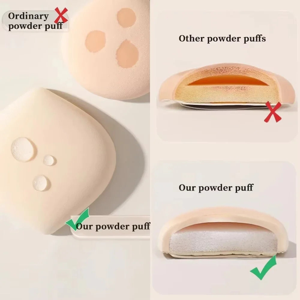 6 STKS Make-up Blender Bladerdeeg Luchtkussen Foundation Spons Losse Poederdonsjes Cosmetische Applicator Tool Groothandel