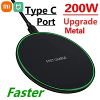 XIAOMI 200W Wireless Charger For iPhone 16 15 14 13 Pro XS Max Mini X XR Induction Fast Wireless Charging Pad For Samsung Huawei