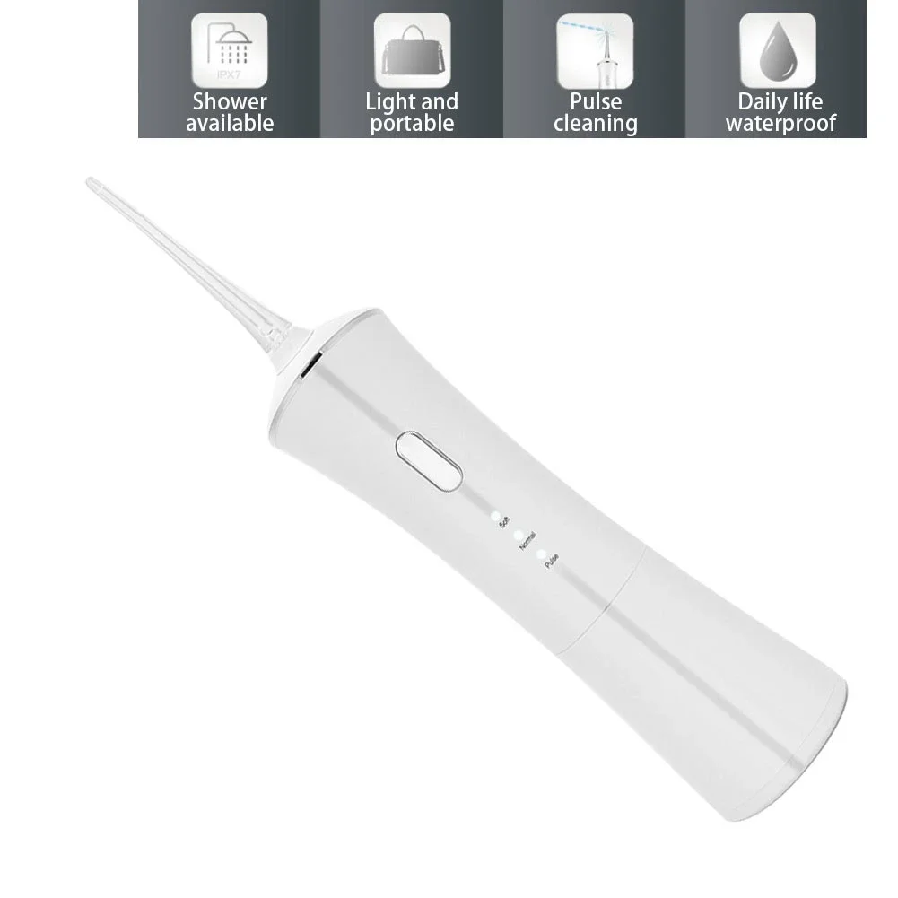 

Portable Rechargeable Electric Oral Irrigator Water Flosser Teeth Cleaning Device