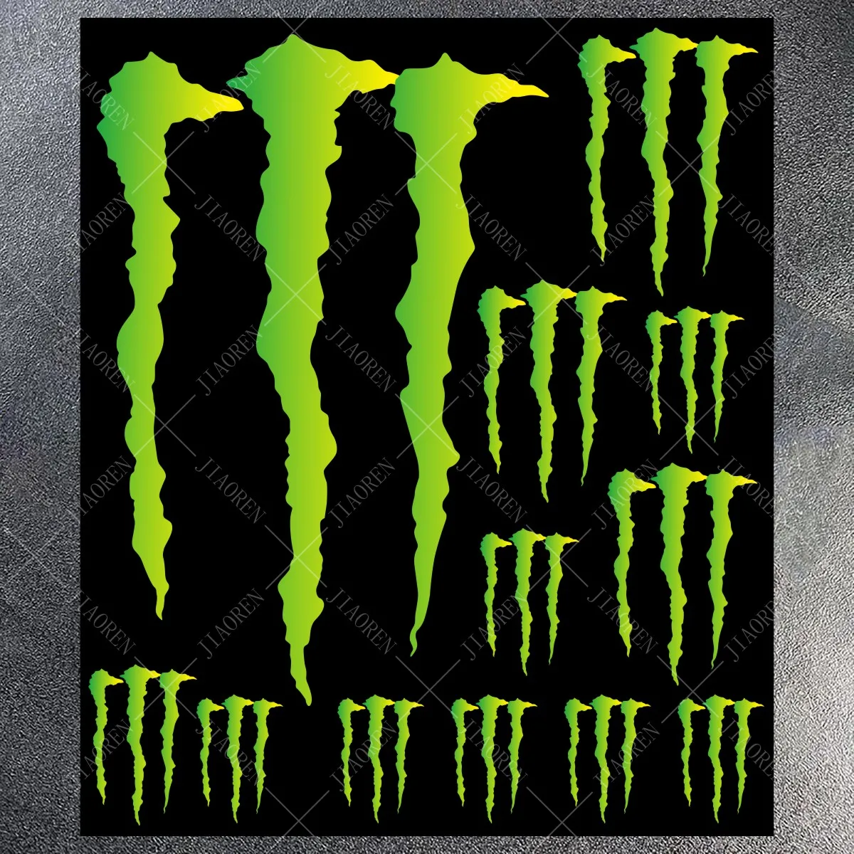 Vinyl Monster Energy Stickers Logo Car Motorcycle Tank Helmet Bike Decals For Yamaha Kawasaki