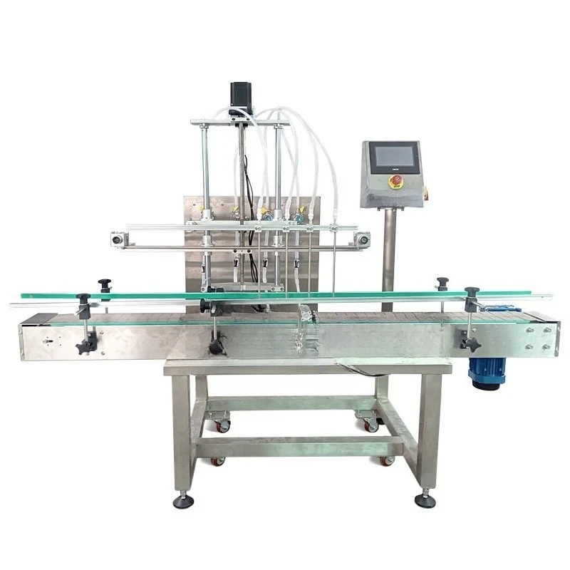 Four-head large-capacity 5-liter liquid filling machine, automatic ink filling machine