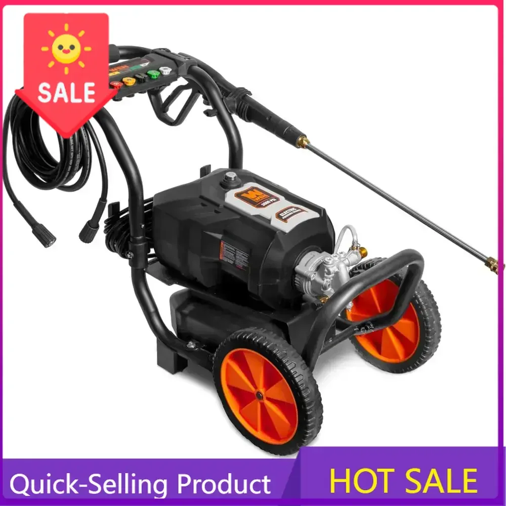

BestsellerBestseller2000 PSI Electric Pressure Washer with 2.0 GPM and Detergent Tank