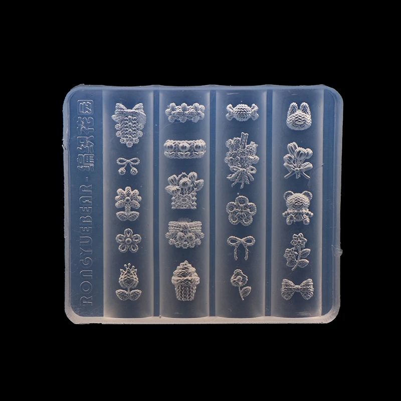 1pc striklint siliconen nagelvorm bloem nageldecoratie nagels doe-het-zelf ontwerp stereoscopisch stempelen manicure gereedschap