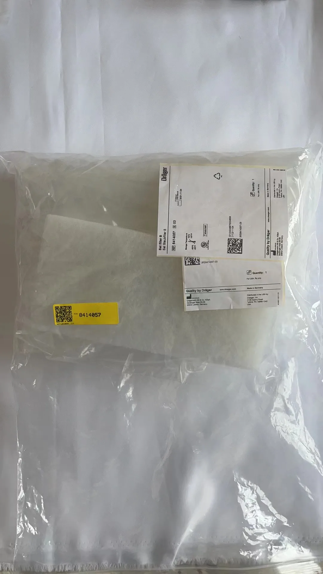 PN:8414057 Drager Dust Filter