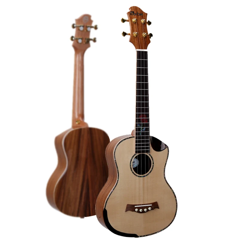 China Hot Sale High Quality Mini Guitar 26 Inch Spruce Ukulele Professional Musical Instrument Customized Guitar Wholesale Price