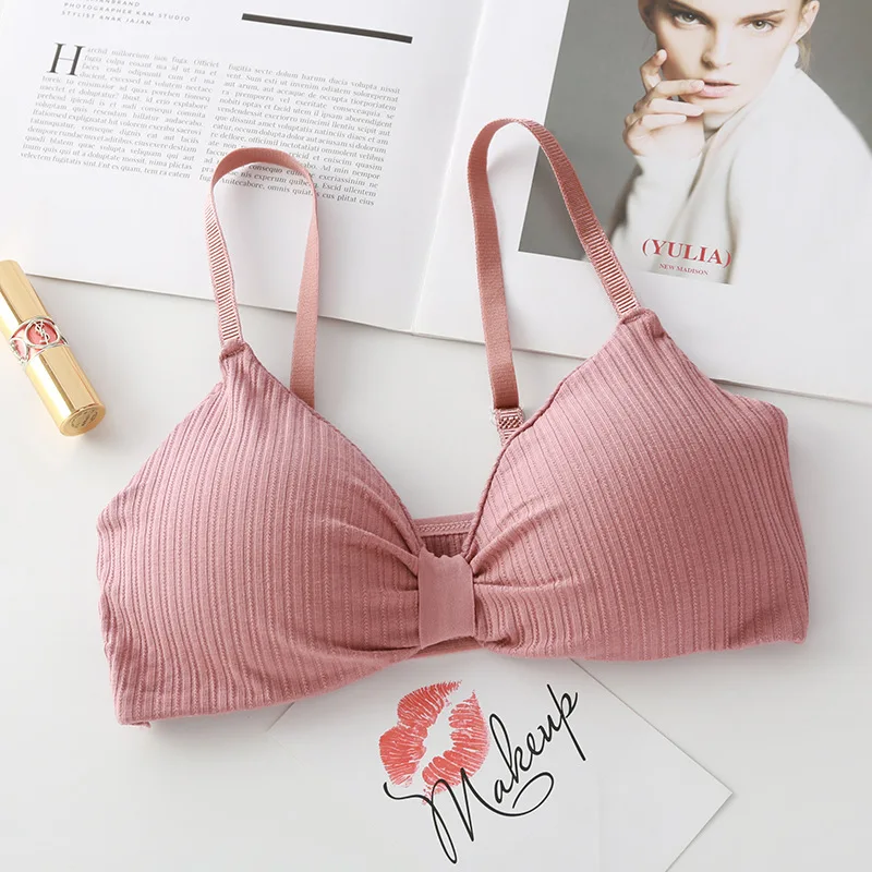 2023 Girls Bra Breathable Teenager Bras for Kids Adolescente Lingerie Solid Color Teen Vest Girls Tube Tops Underwear 10-18Y